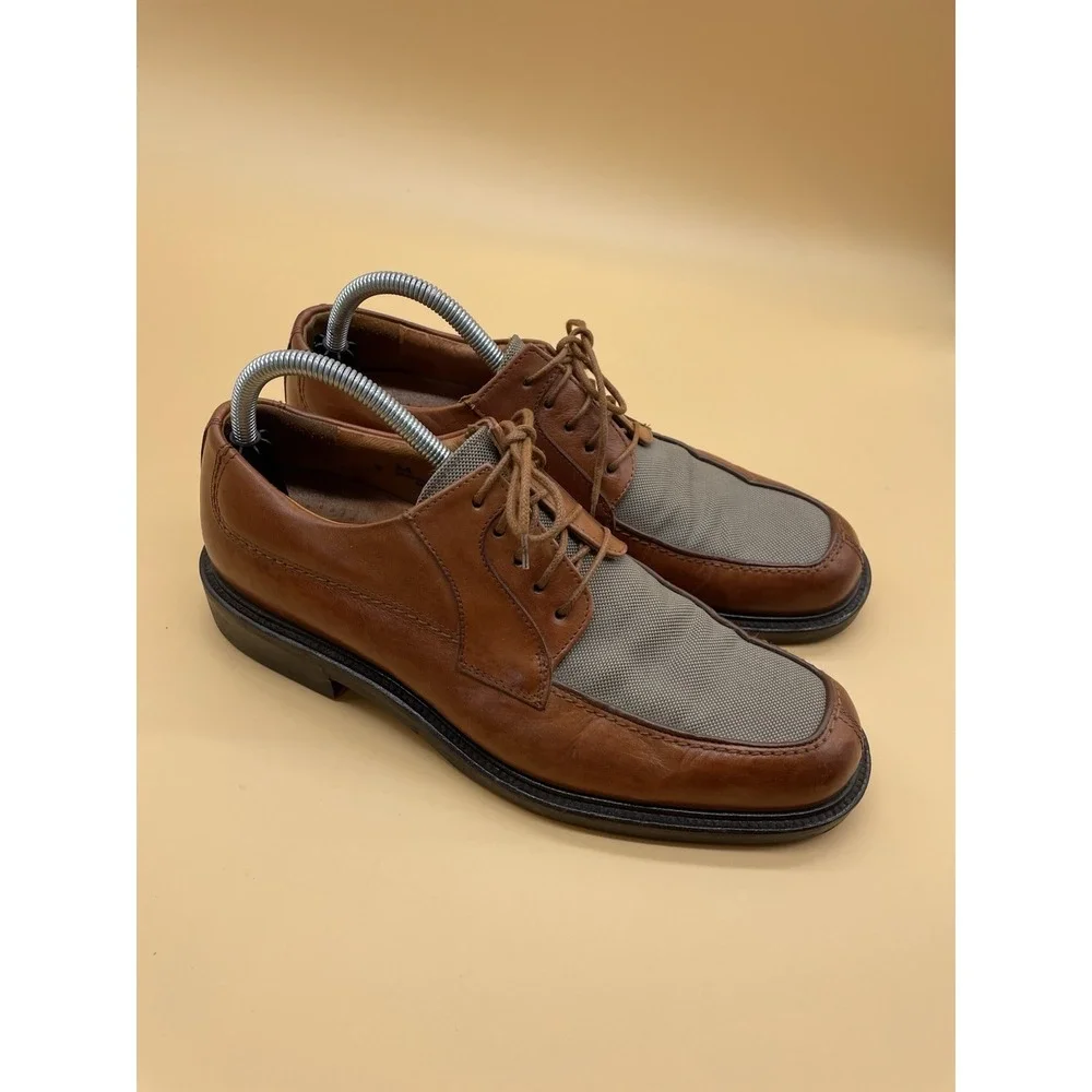Johnston Murphy Passport Mens Size 9 M Split Moc Toe Brown Italy 20-1520‎